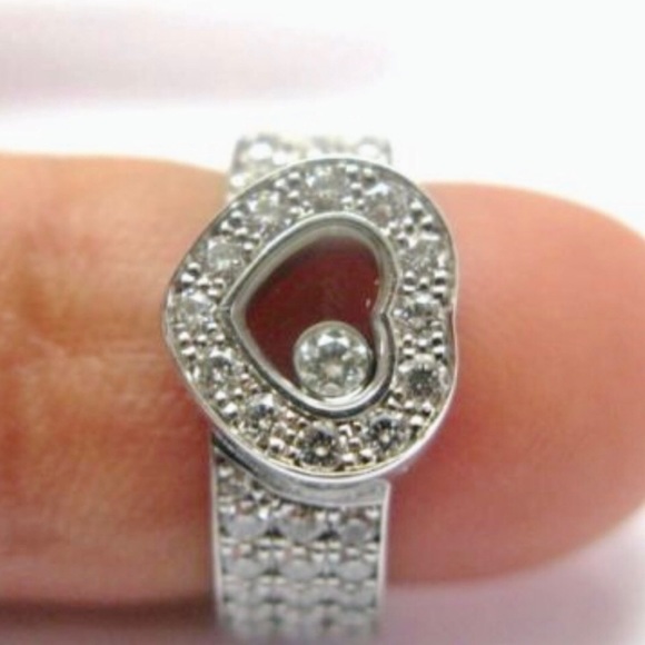 18K Chopard Happy Diamonds Ring - Picture 5 of 7